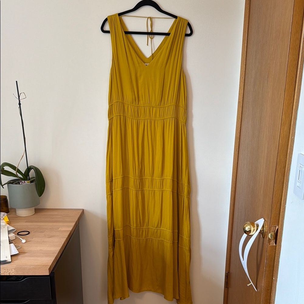 Dolan Mustard Yellow Maxi Dress